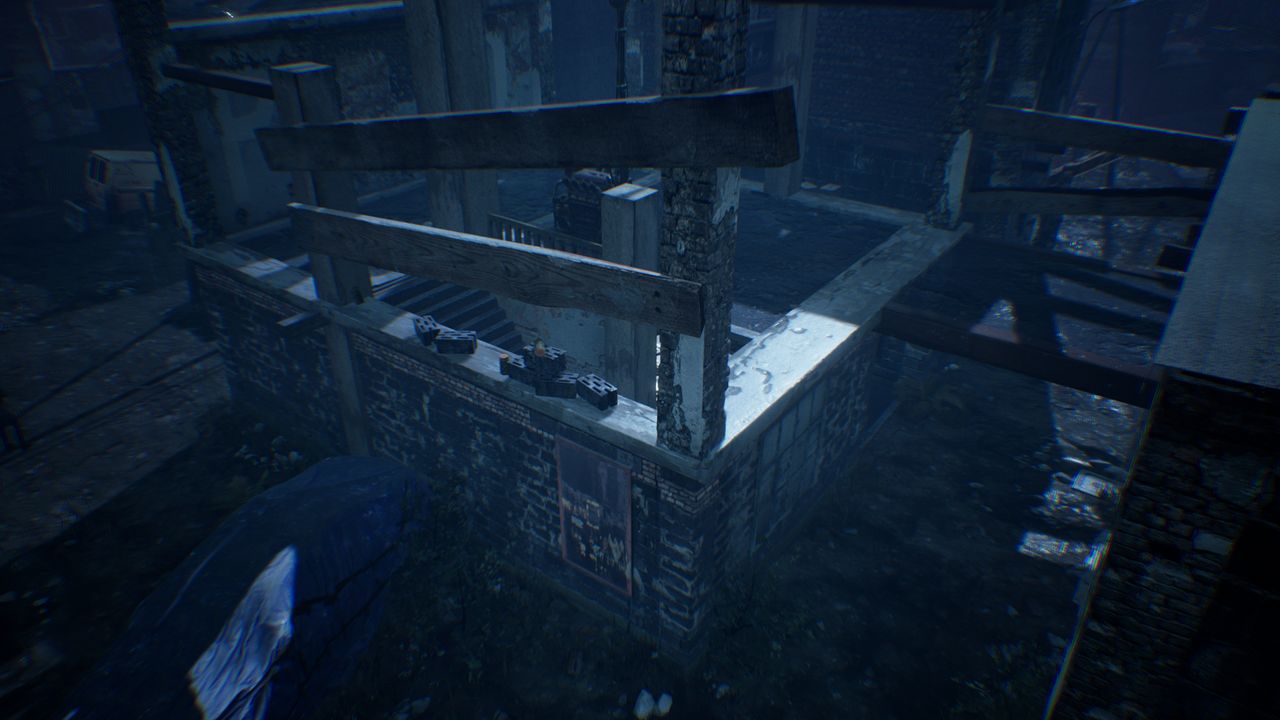 The 2nd floor of the redesigned shack.
