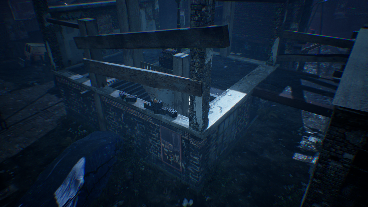 The 2nd floor of the redesigned shack.