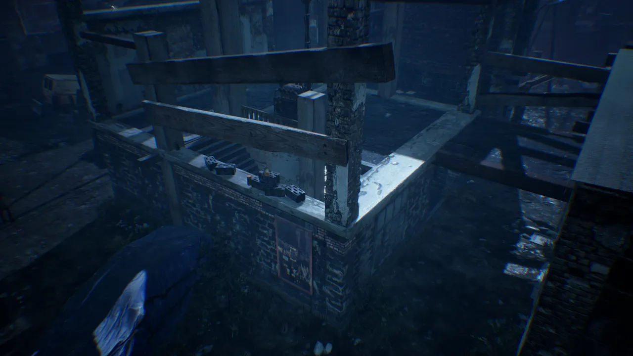 The 2nd floor of the redesigned shack.