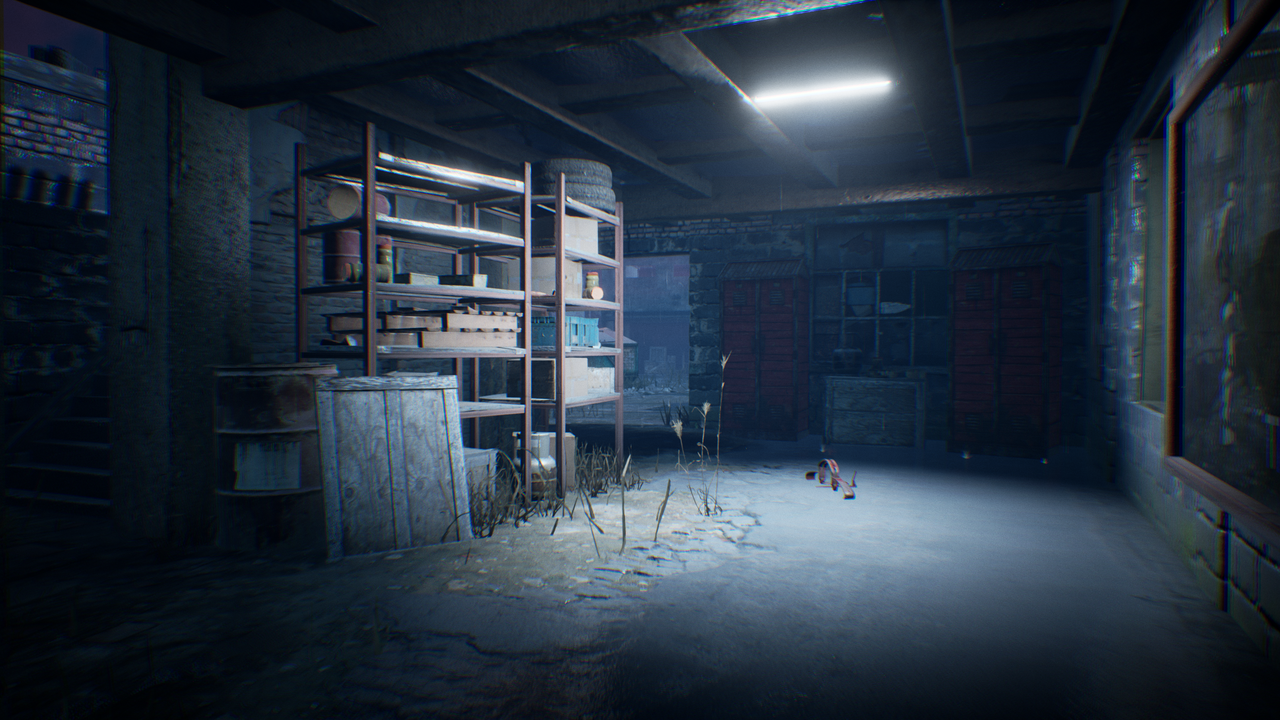 The interior of the redesigned shack.